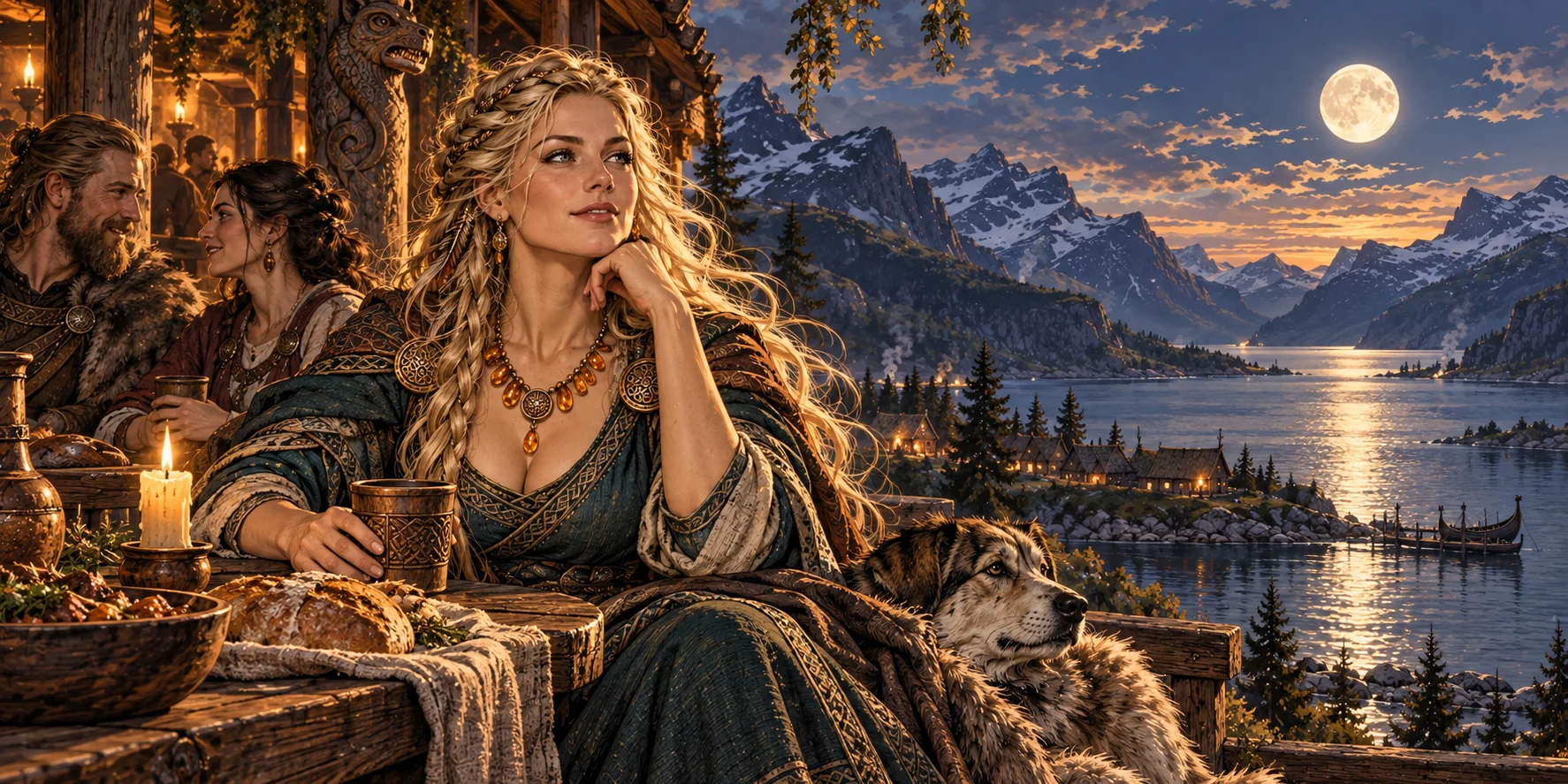 Illustrated Nordic cover for LunarSolar Calendar
