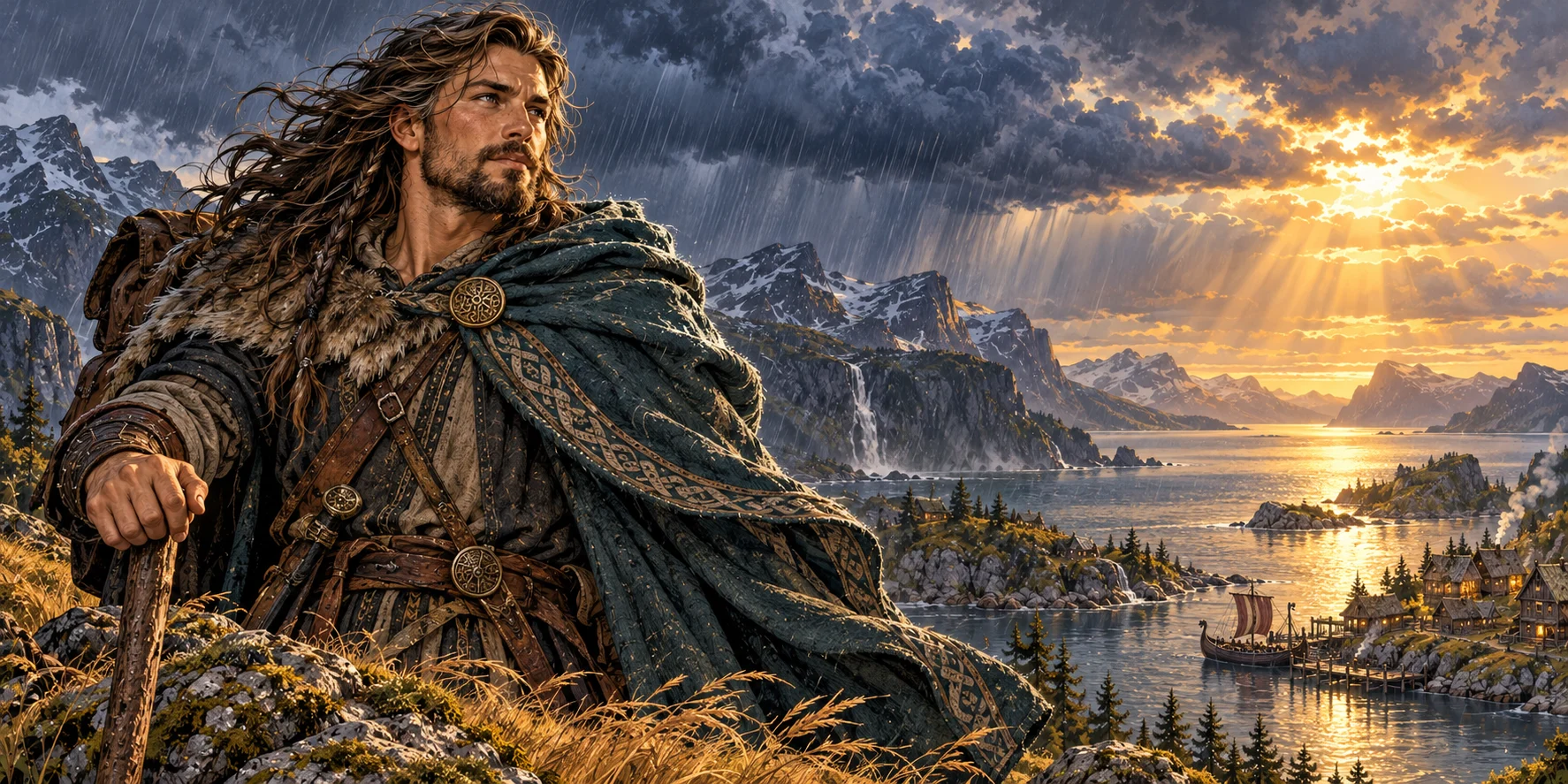Illustrated Nordic cover for LunarSolar Weather